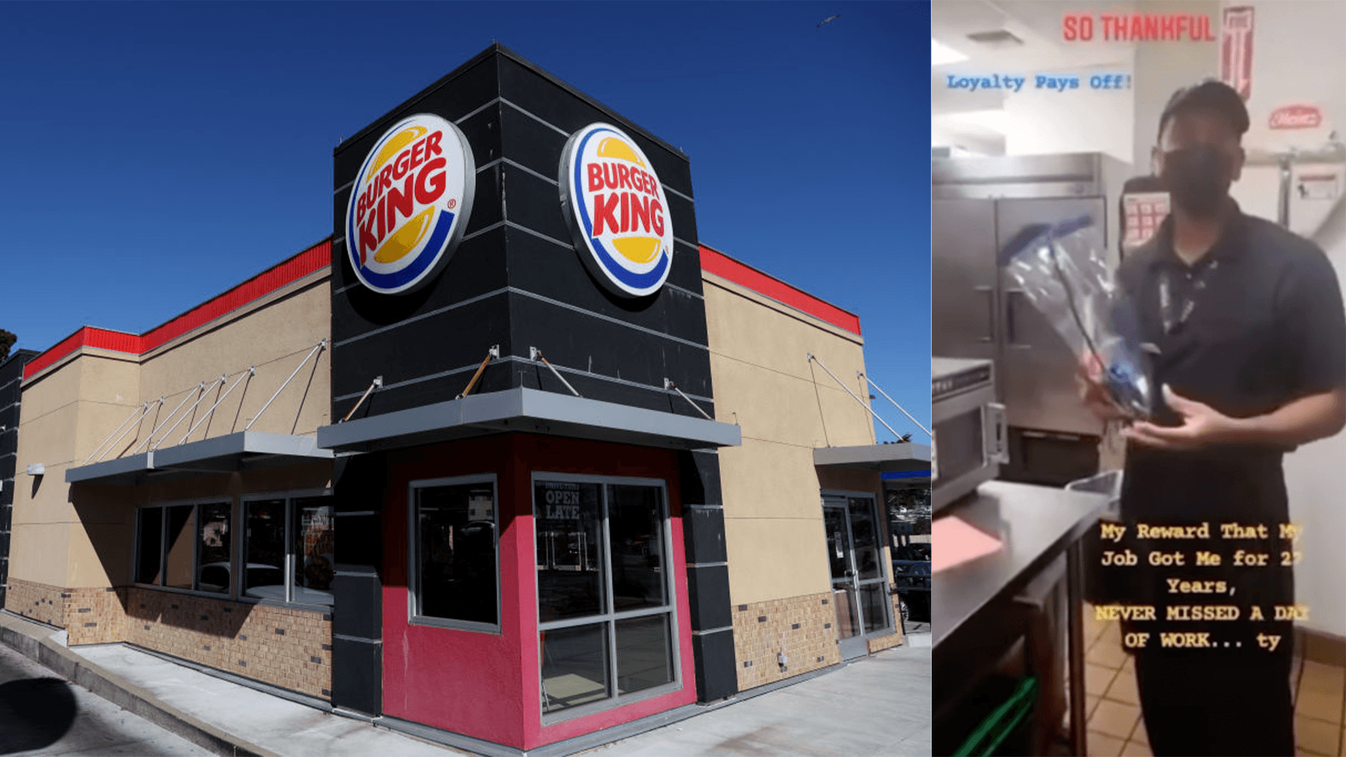 A GoFundMe Shows Gratitude With $200K After A Burger King Employee Received A Goodie Bag For Not Calling Out For 27 Years A GoFundMe Shows Gratitude With $200K After A Burger King Employee Received A Goodie Bag For Not Calling Out For 27 Years