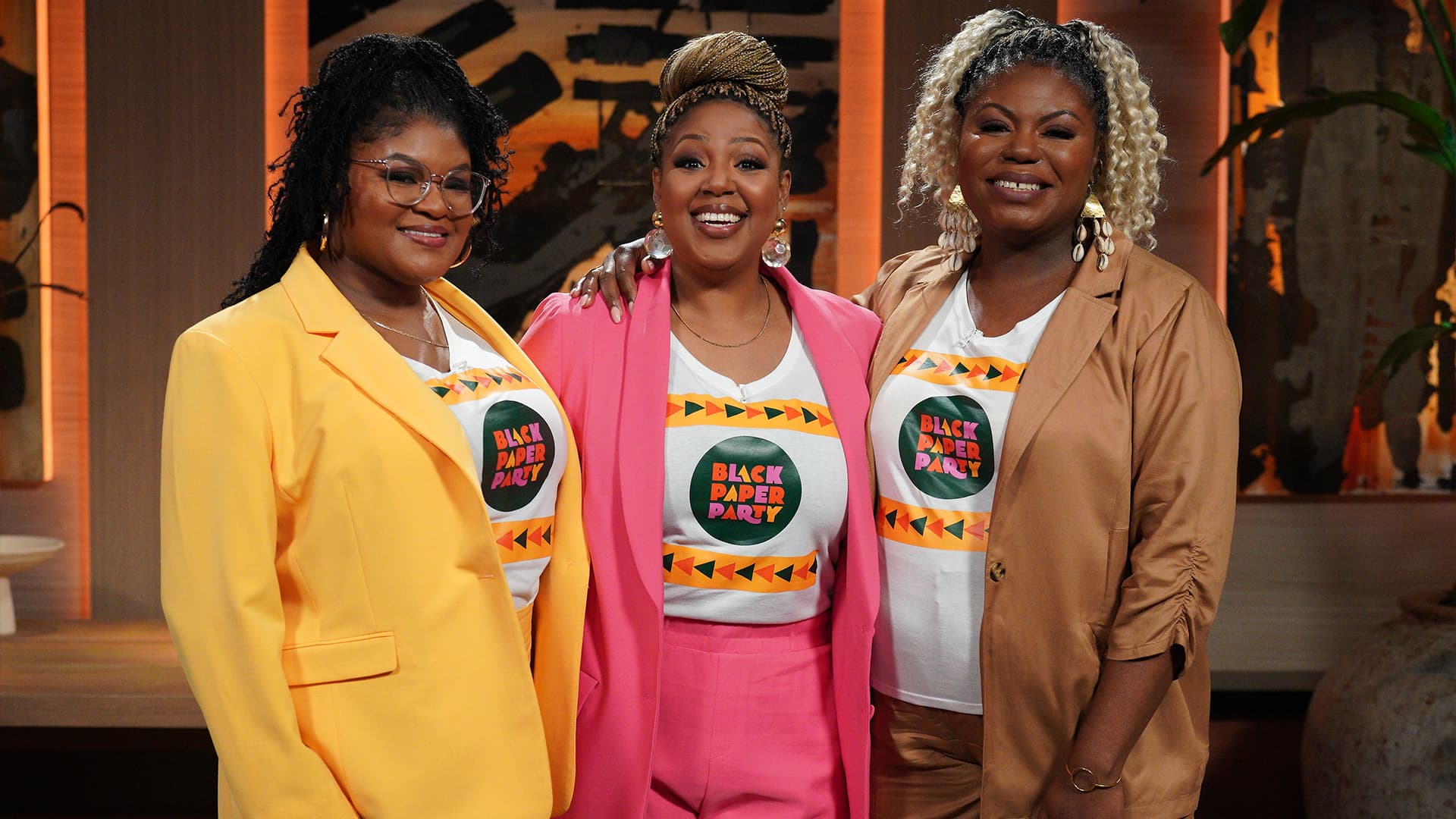 The Black Women Trio Behind The Holiday Brand, Black Paper Party, Snags A $250K Investment On 'Shark Tank'