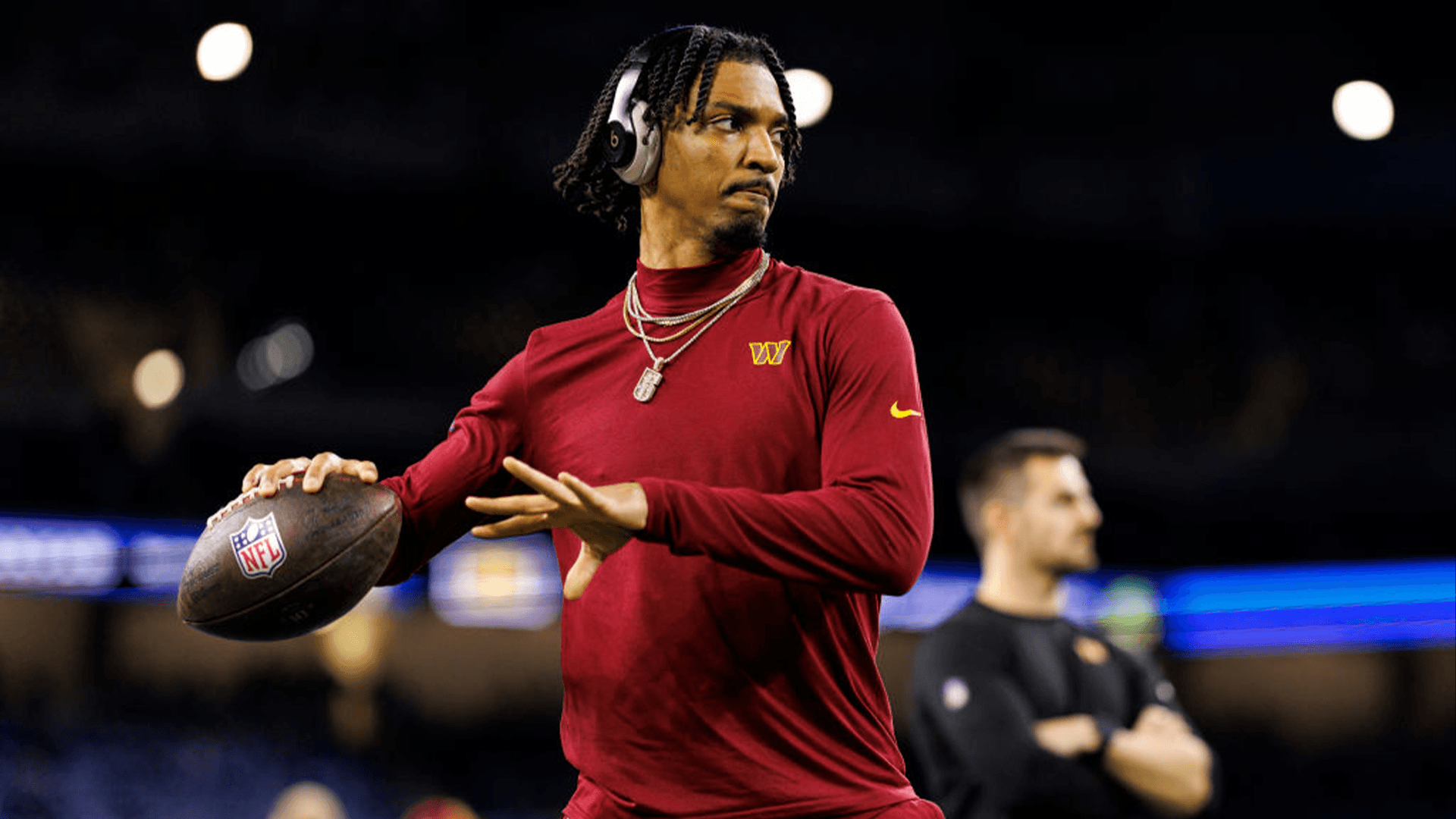 Washington Commanders Quarterback Jayden Daniels Used VR To Enhance His Performance — Now, He's The PFWA 2024 Rookie of the Year Washington Commanders Quarterback Jayden Daniels Used VR To Enhance His Performance — Now, He's The PFWA 2024 Rookie of the Year