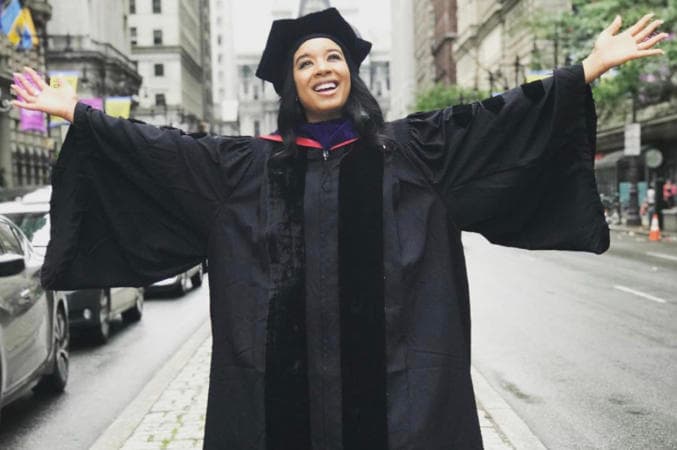 Black Woman Earns Two Degrees From Two Universities in the Same Week Black Woman Earns Two Degrees From Two Universities in the Same Week